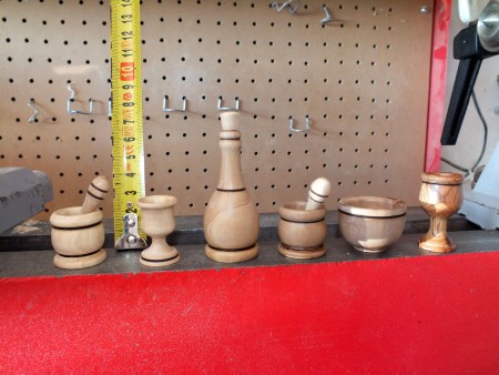 microtornitura..... oggetti in ulivo e albicocco